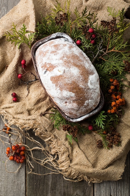 Stollen фрукты, рождественские Stollen