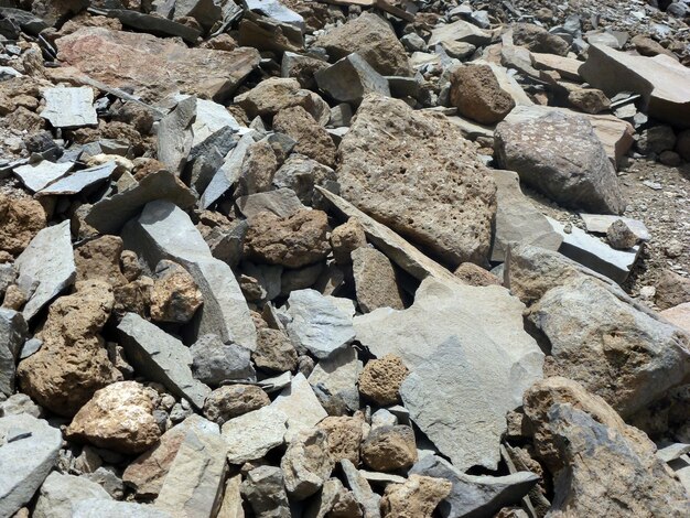 Photo stone background closeup view from above