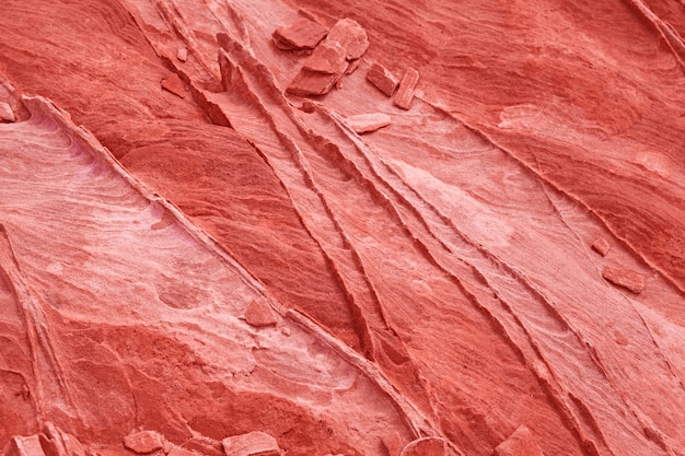 Stone background and texture in coral color - Image