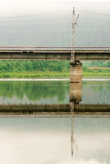 Stone bridge over the river