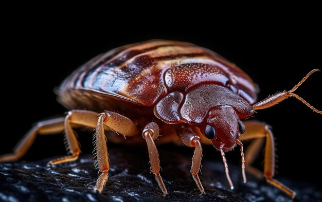 Photo stone dwelling bedbug isolated on transparent background