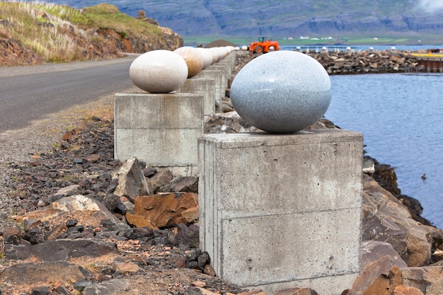 The Stone Eggs of Merry Bay Djupivogur Iceland