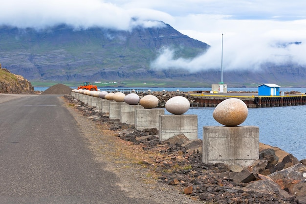 The Stone Eggs of Merry Bay Djupivogur Iceland