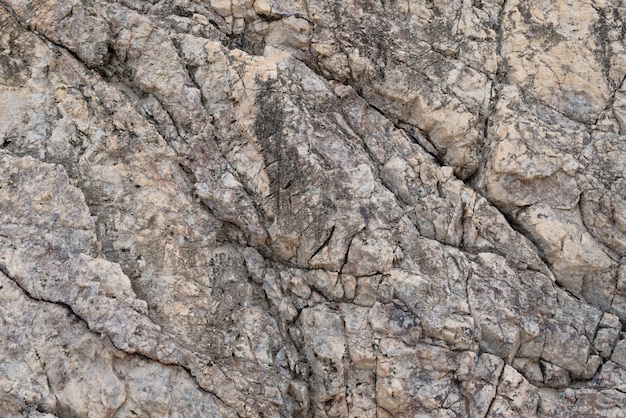 Photo stone  hit the eroded water with broken