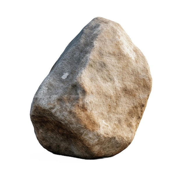 stone isolated on transparent background cutout