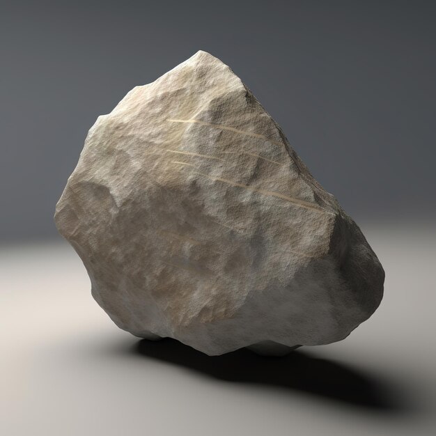 Камень изолирован на белом фоне
