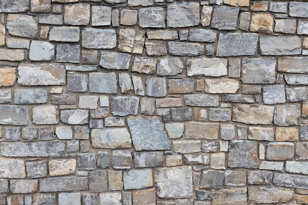 Stone Old Castle Rotsmuur Textuur Achtergrond extreme close-up op een witte achtergrond
