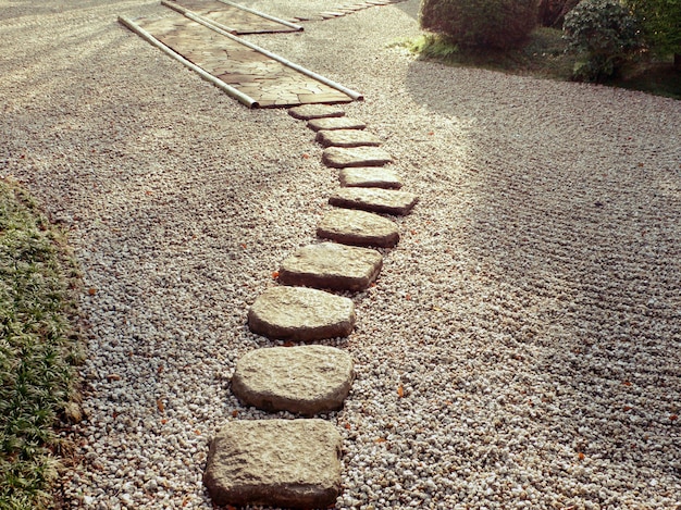 Photo stone path