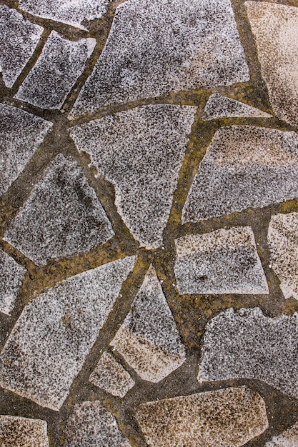 Stone pavement texture