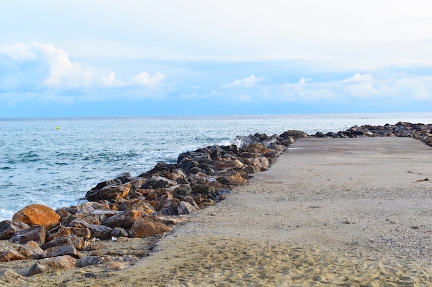 Photo the stone pier