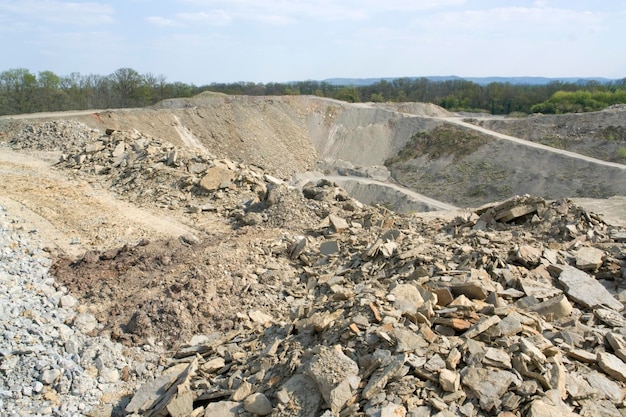 stone pit scenery