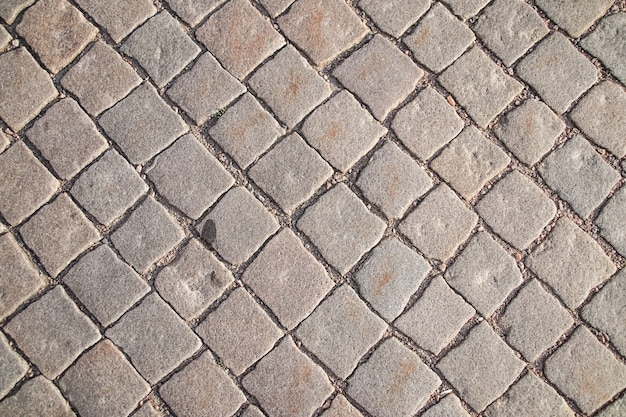 Stone Square bakstenen blok lopen weg voor textuur achtergrond