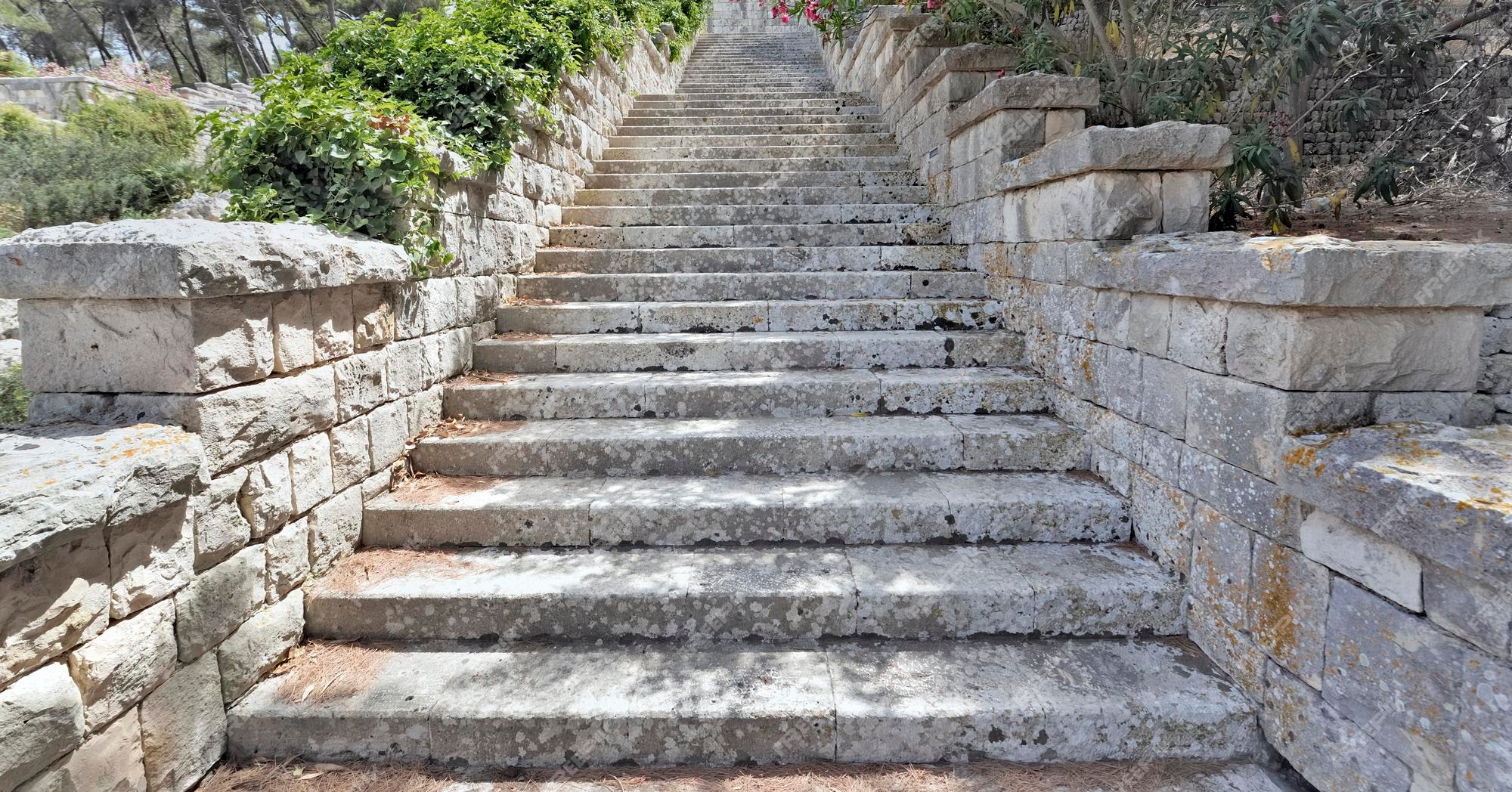 Steep Stone Steps Going Up Into A Mountain Background, Stairs, Ancient  Architecture, High Resolution Background Image And Wallpaper for Free  Download