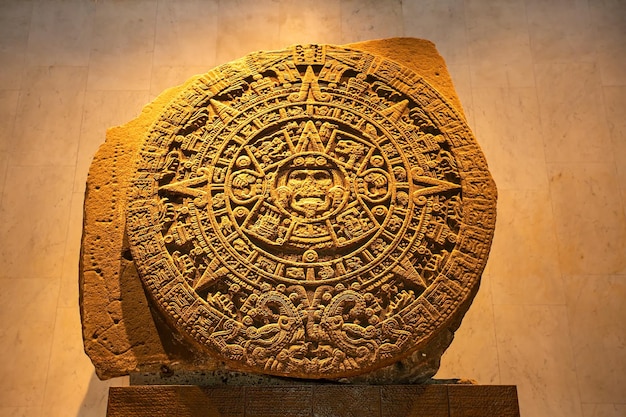 The Stone of the Sun is a basalt monolithic disc in the National Museum of Anthropology, Mexico.