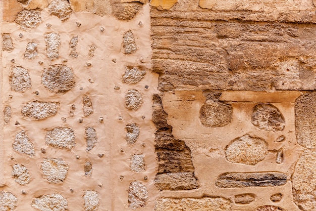 Stone texture of the wall