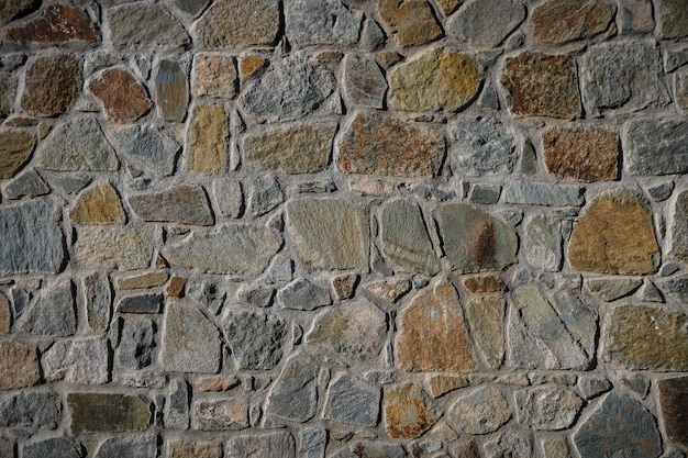 Stone wall of natural stones Brickwall texture background 1