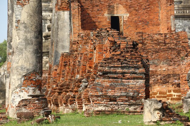 Foto muro di pietra di un vecchio edificio