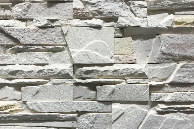 Stone wall with rectangle stones interior craft design