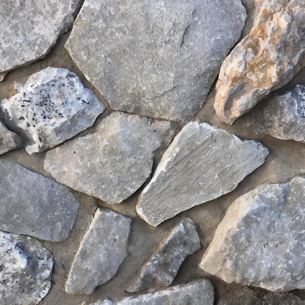 a stone wall with a stone in the middle of it