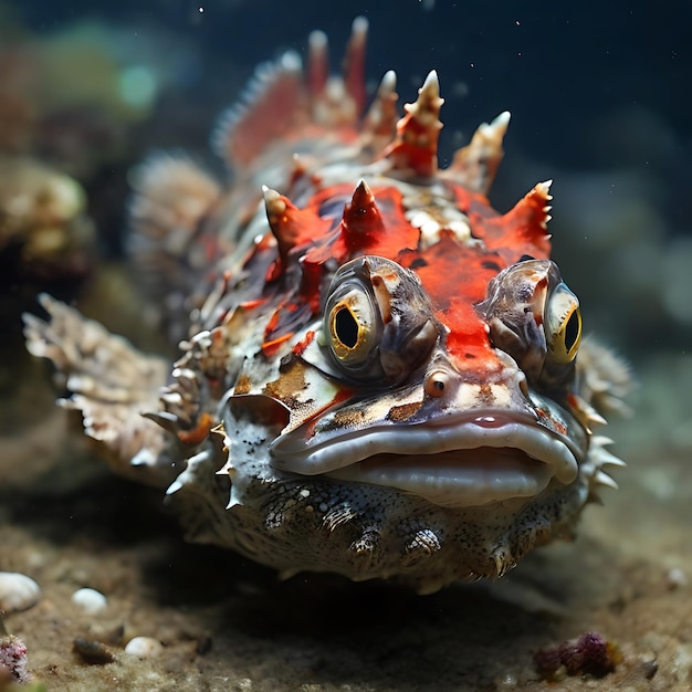 The stonefish is the most venomous fish in the world generated by AI