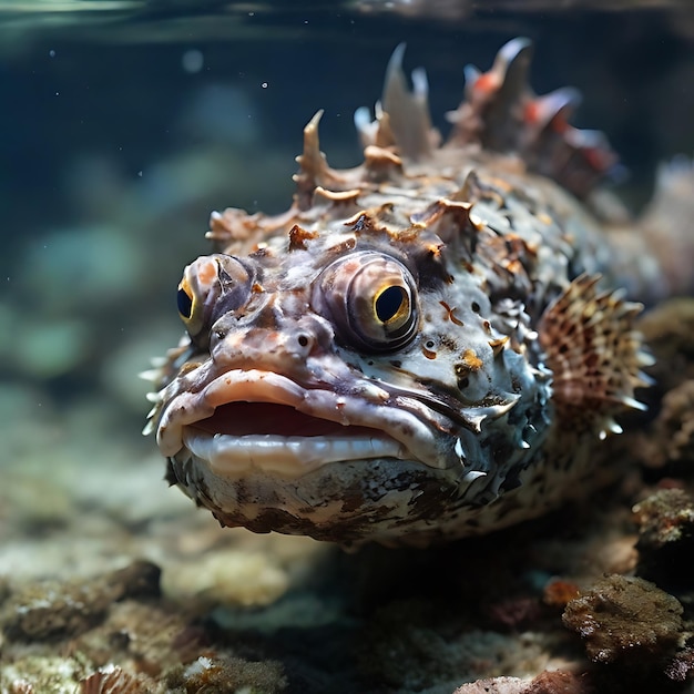 The stonefish is the most venomous fish in the world generated by AI