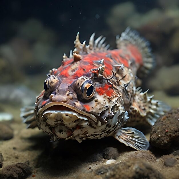 The stonefish is the most venomous fish in the world generated by AI