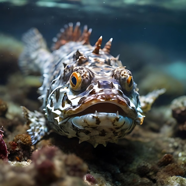 The stonefish is the most venomous fish in the world generated by AI