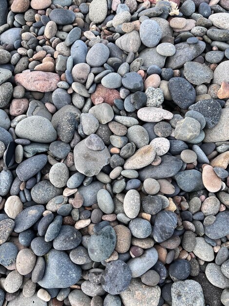 Stones background on the Patagonia Argentina costline