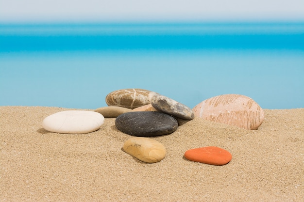 Stones on the beach