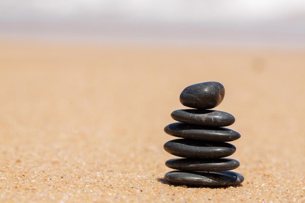 stones on the beach