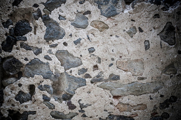 Stones in cement texture as background