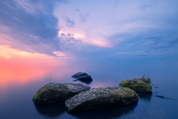 Stones in the mist