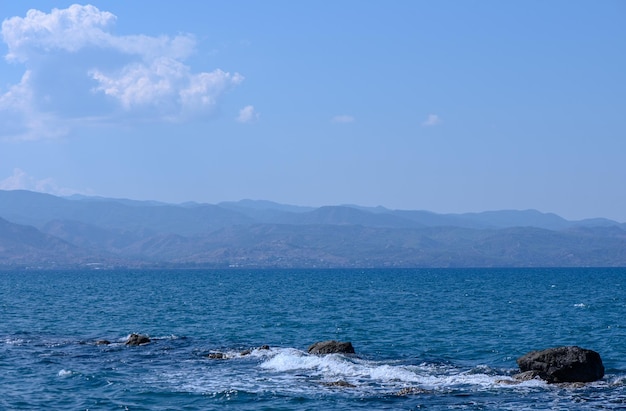 stones in the sea near the beach 8