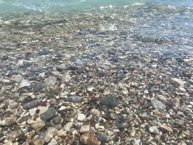 Stones under water Background