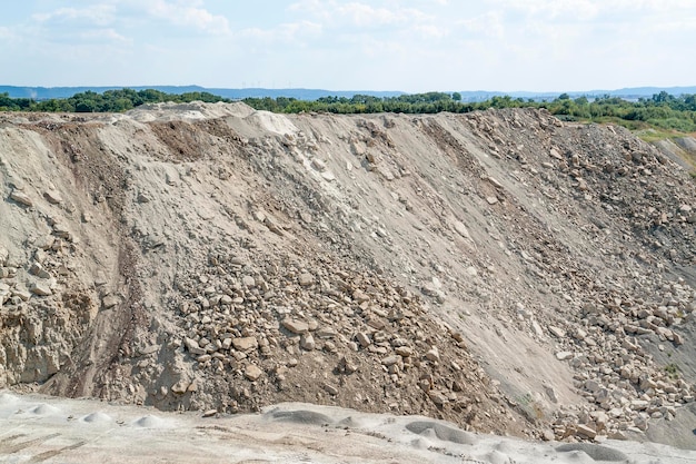 stony slope scenery