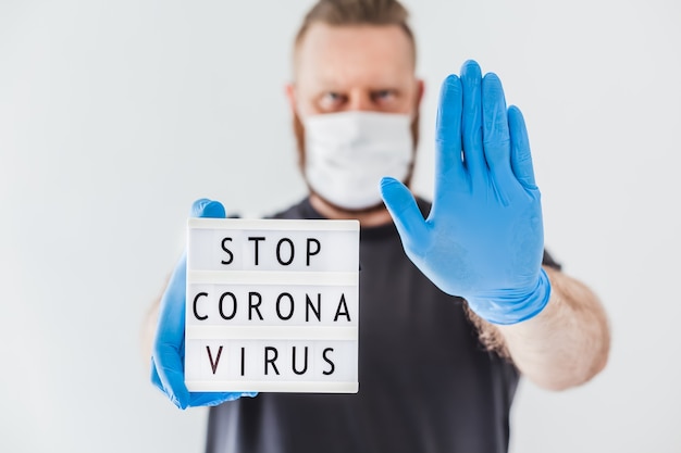 Stop het Coronavirus-concept