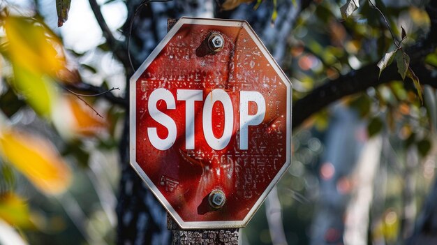 stop hexagon sign