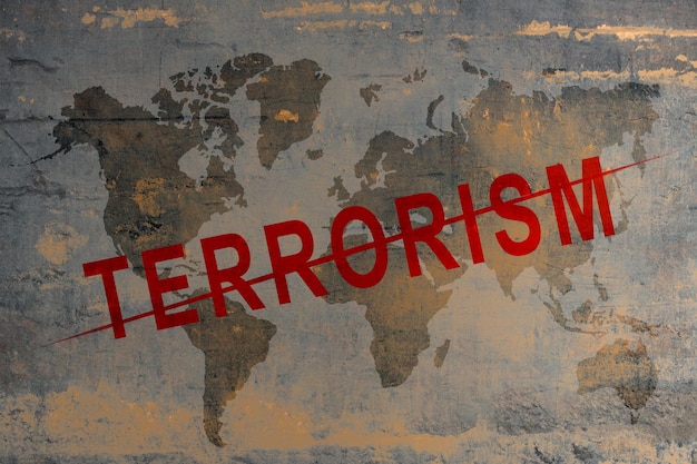 Stop terrorisme teken