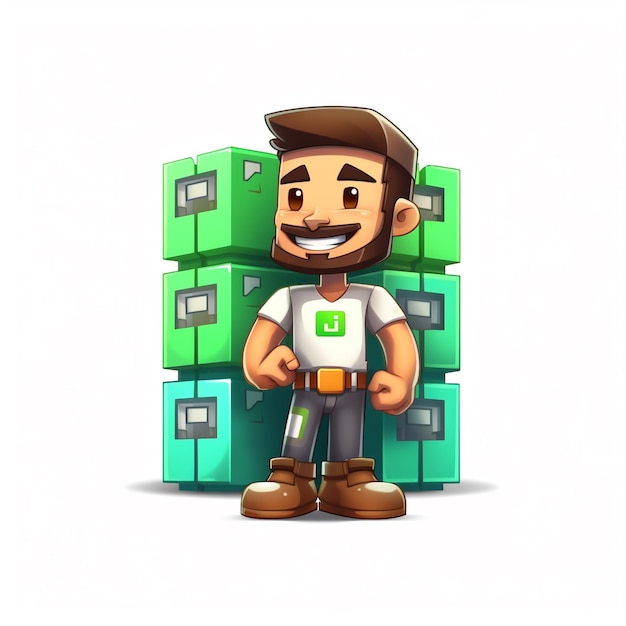 storage company character simple