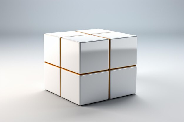 Storage Cube on white background