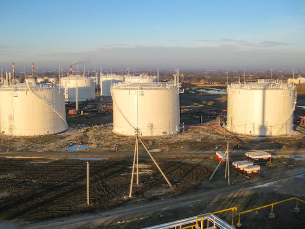 Photo storage tanks for petroleum products