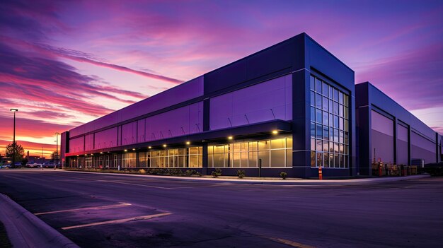 Photo storage truck warehouse building