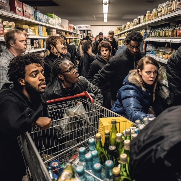 a store with a lot of bottles and cans of soda