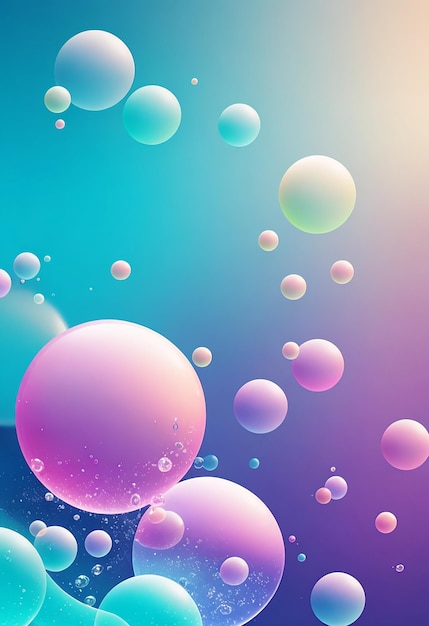 stories modern bubbles gradient background