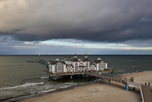 storm over the beach