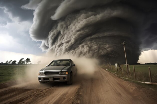 Storm Chasing Thrills Tornado Time Tornado Photo