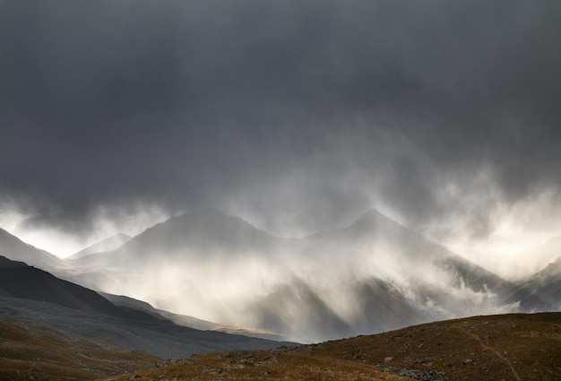 Storm in the mountains