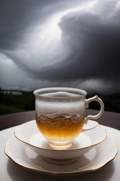 Storm over een theekopje.