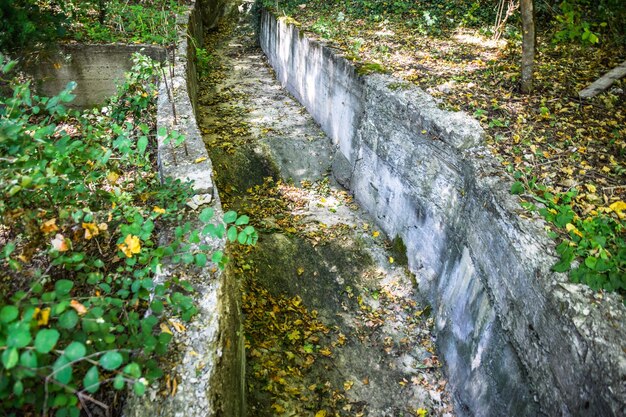 Storm runoff in the highlands Protection from water flow