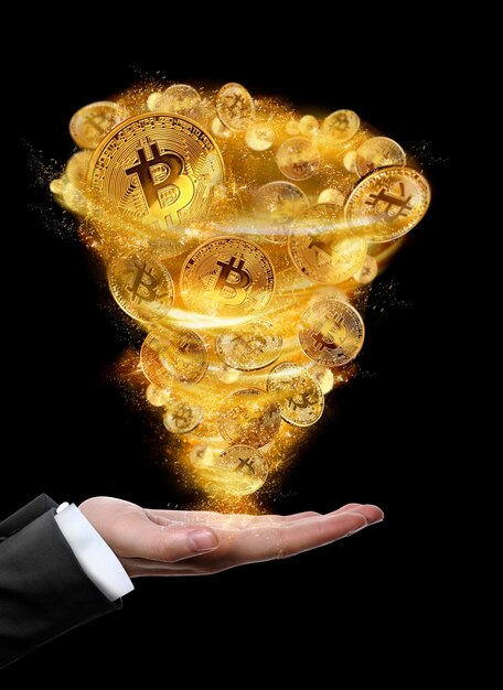 Storm van bitcoins